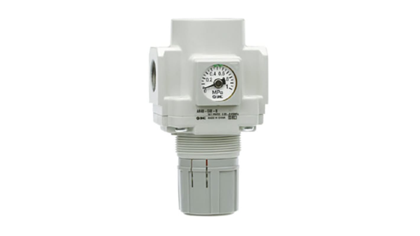 SMC G 1/8 Pneumatic Regulator - 0.05MPa to 0.85MPa, 1/8in, 1MPa max. input