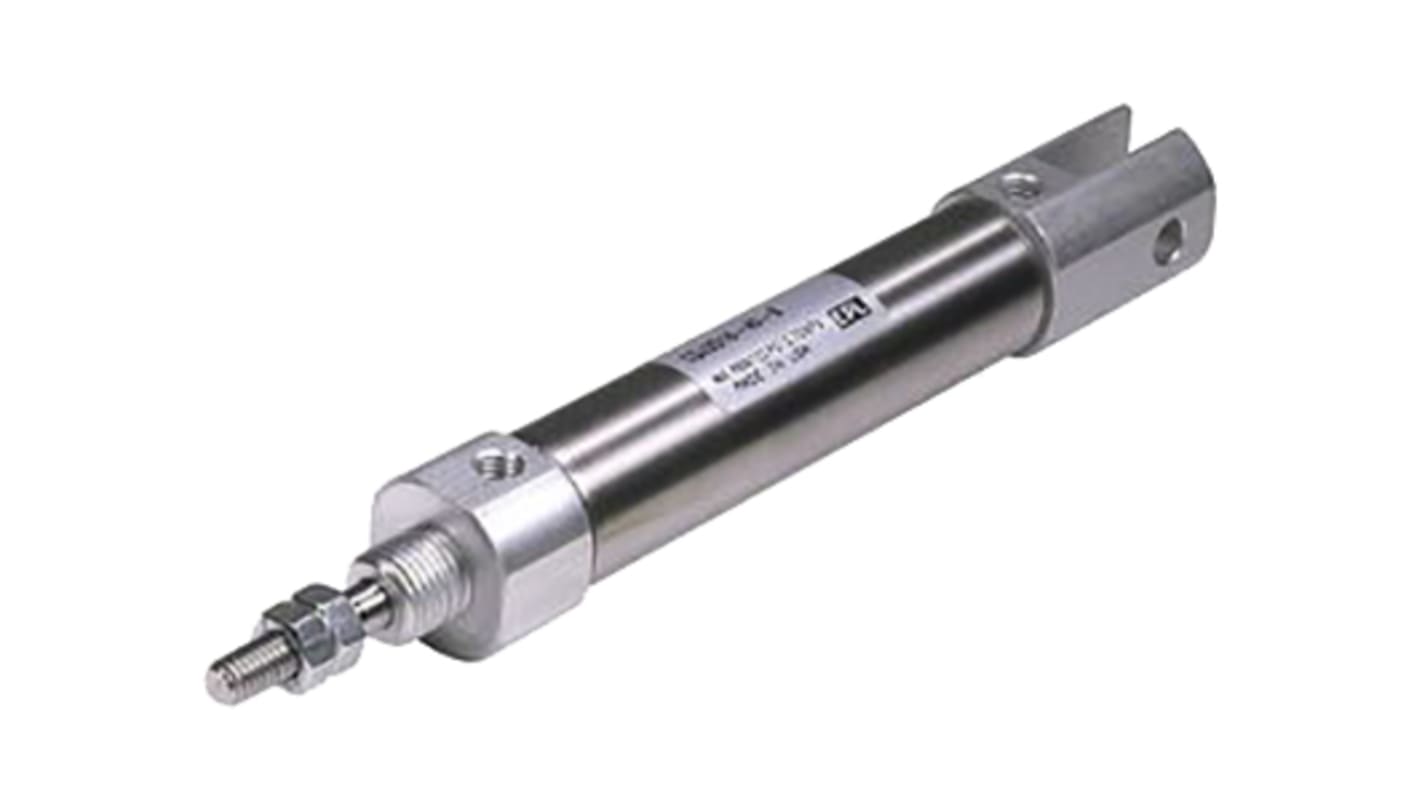 SMC Pneumatic Piston Rod Cylinder - 10mm Bore, 45mm Stroke, Double Acting