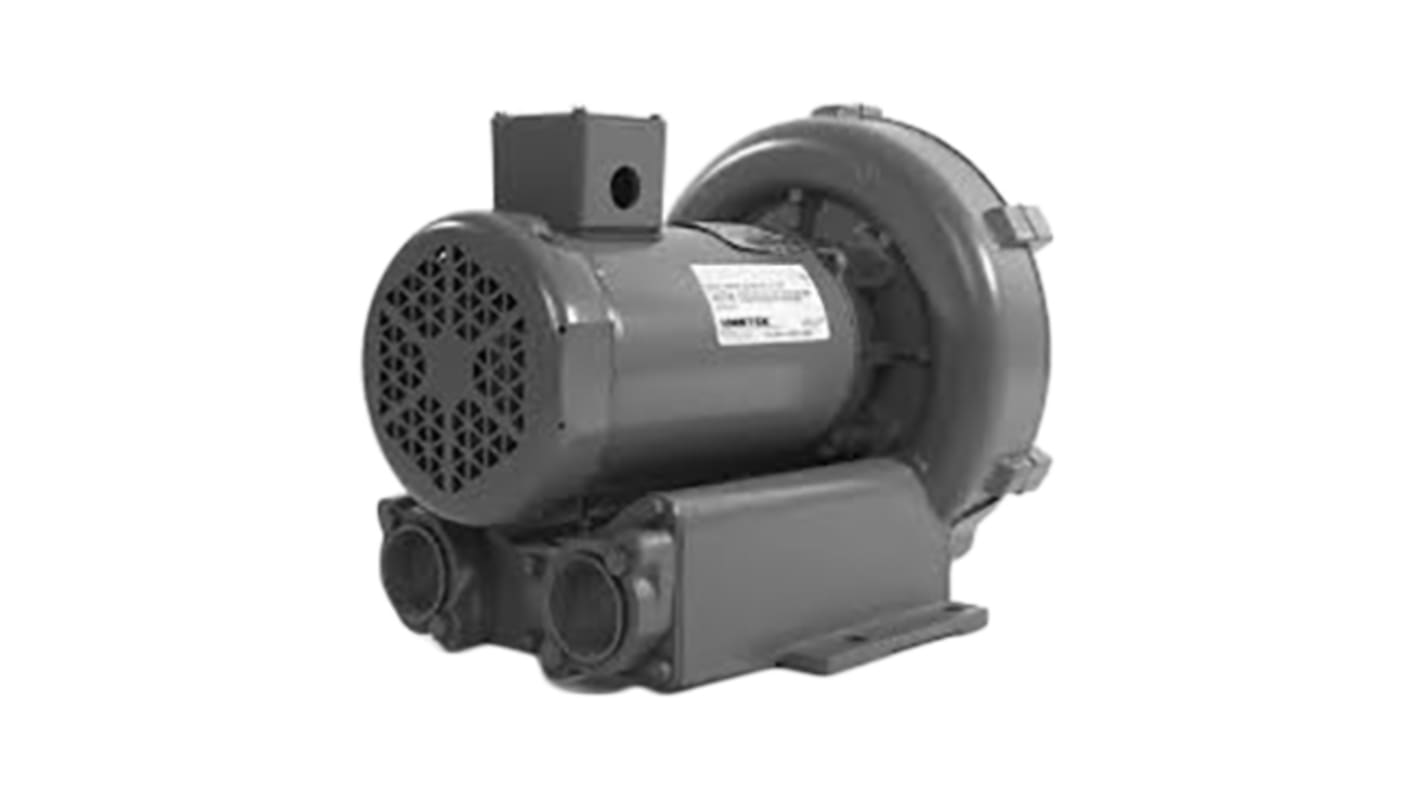 Ametek DR14RD Series Remote Drive Regenerative Centrifugal Fan, 1468.72m³/h, 592.3 x 674.1 x 250.7mm