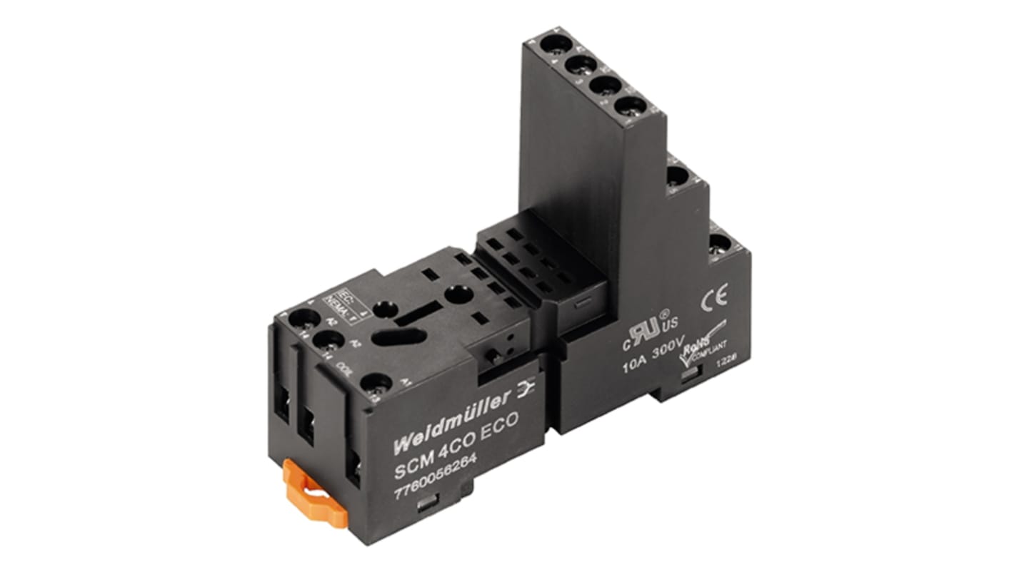 Weidmuller Panel Mount Relay Socket