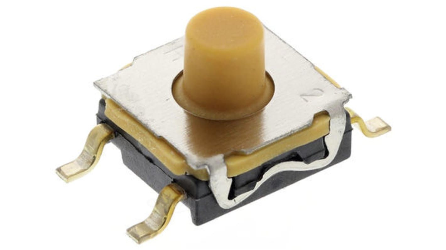 C & K IP67 Tactile Switch, SPST 50 mA 2.3mm Surface Mount