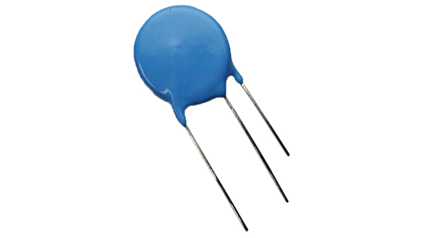 RS PRO Metalloxid-Varistor, 440pF, 430V, 275V, 110J, 6000A max., mm, Ø 17.5mm, 9.5mm, L. 22mm