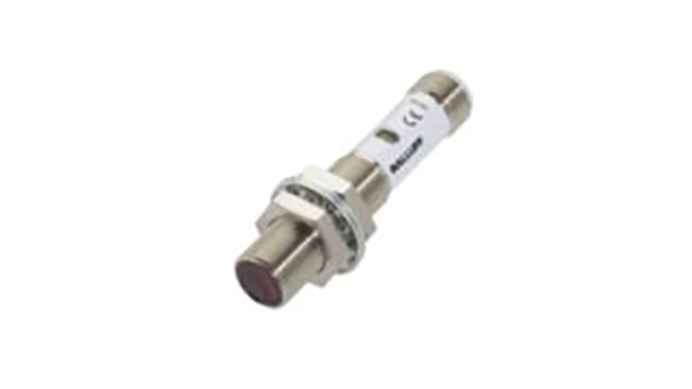 BALLUFF 光强度传感器, 红色 LED光源, 可检测1 → 250 mm, LED状态显示, 面板安装, M12 连接器连接, -5°C至+55°C, IP67, BOS 12M系列