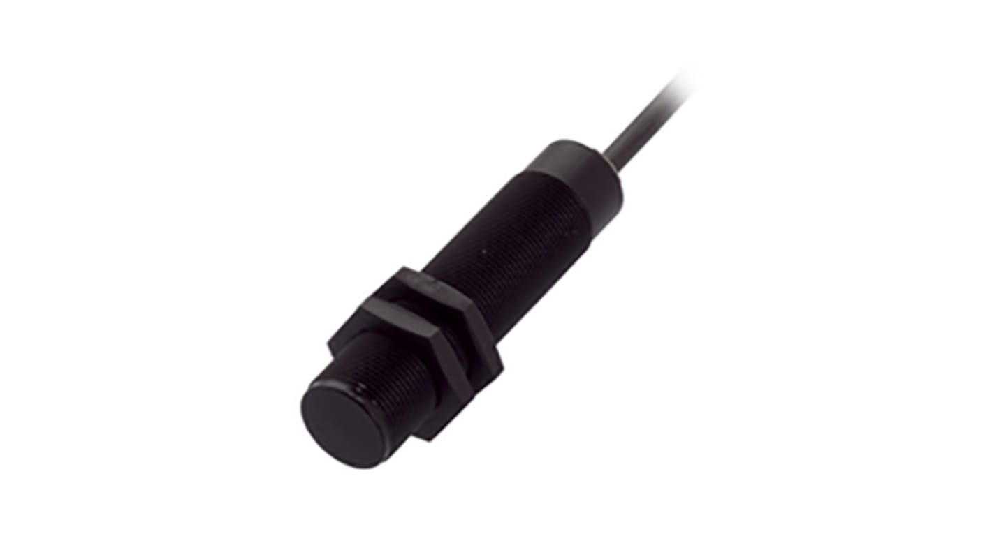 BALLUFF Capacitive Barrel Proximity Sensor, M18, 7 mm Detection, PNP NO, 10 → 30 V dc