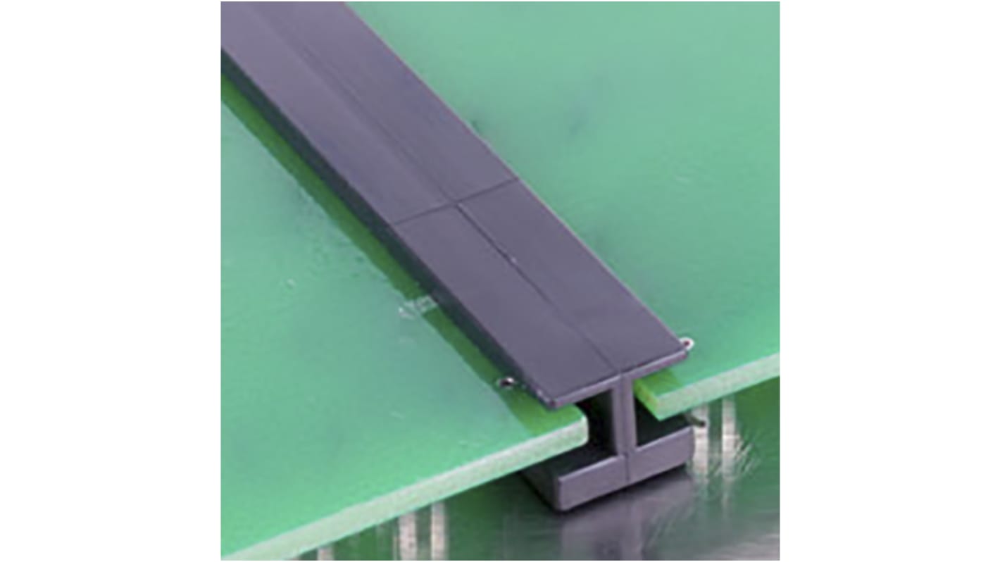 Bivar PCB Card Guide Horizontal Mount 50.8mm Long, 2mm Thick Max. for Maximum of 2mm