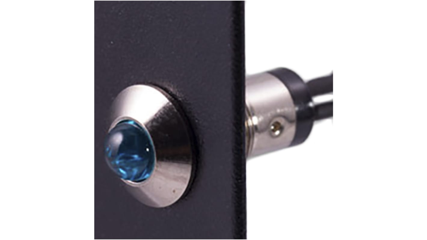 Bivar MPC5 Series Green, Red Panel Mount Indicator, 8mm Mounting Hole Size