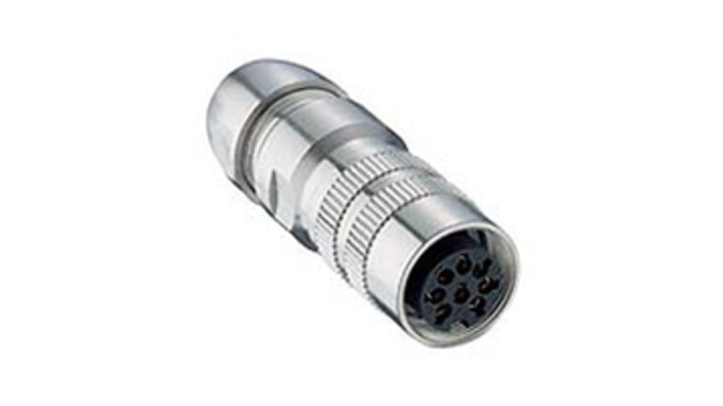 Lumberg Circular Connector, 8 Contacts, Cable Mount, M16 Connector, Socket, Female, IP68, 03 Series