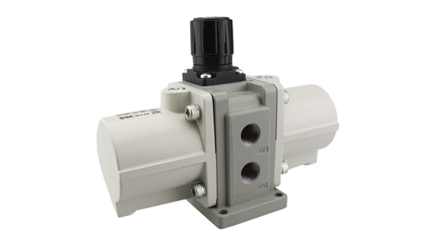 SMC G 1/4 Pneumatic Regulator -, 1MPa max. input