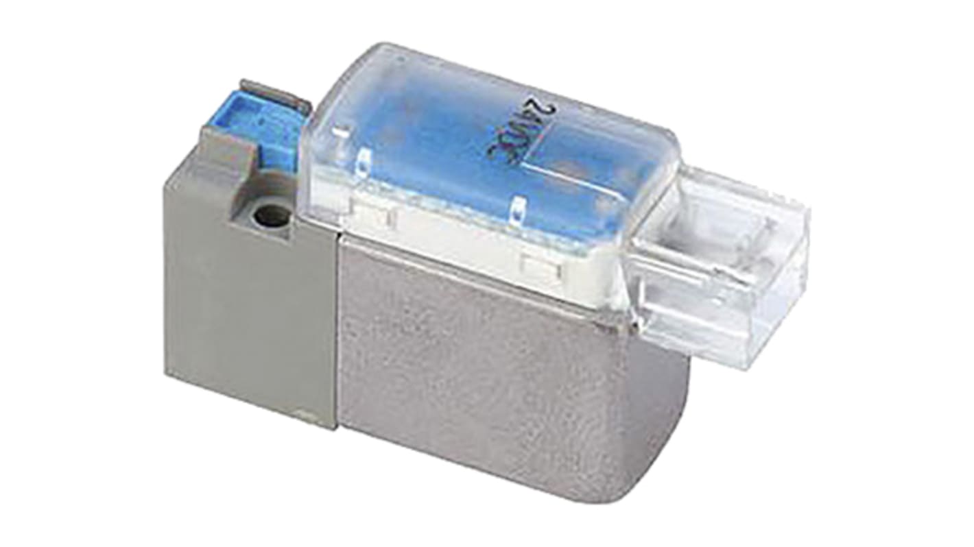 SMC Pneumatic Solenoid Valve - Solenoid/Spring VQ100 Series 24V dc