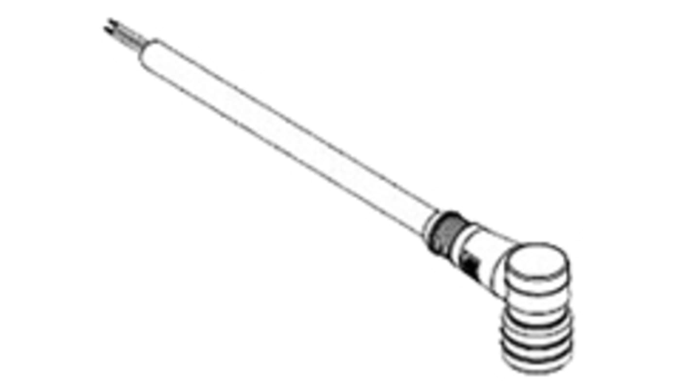 Molex 120086 konfektioniertes Sensorkabel 4-adrig, Stecker gewinkelt / offenes Ende, Länge 1m