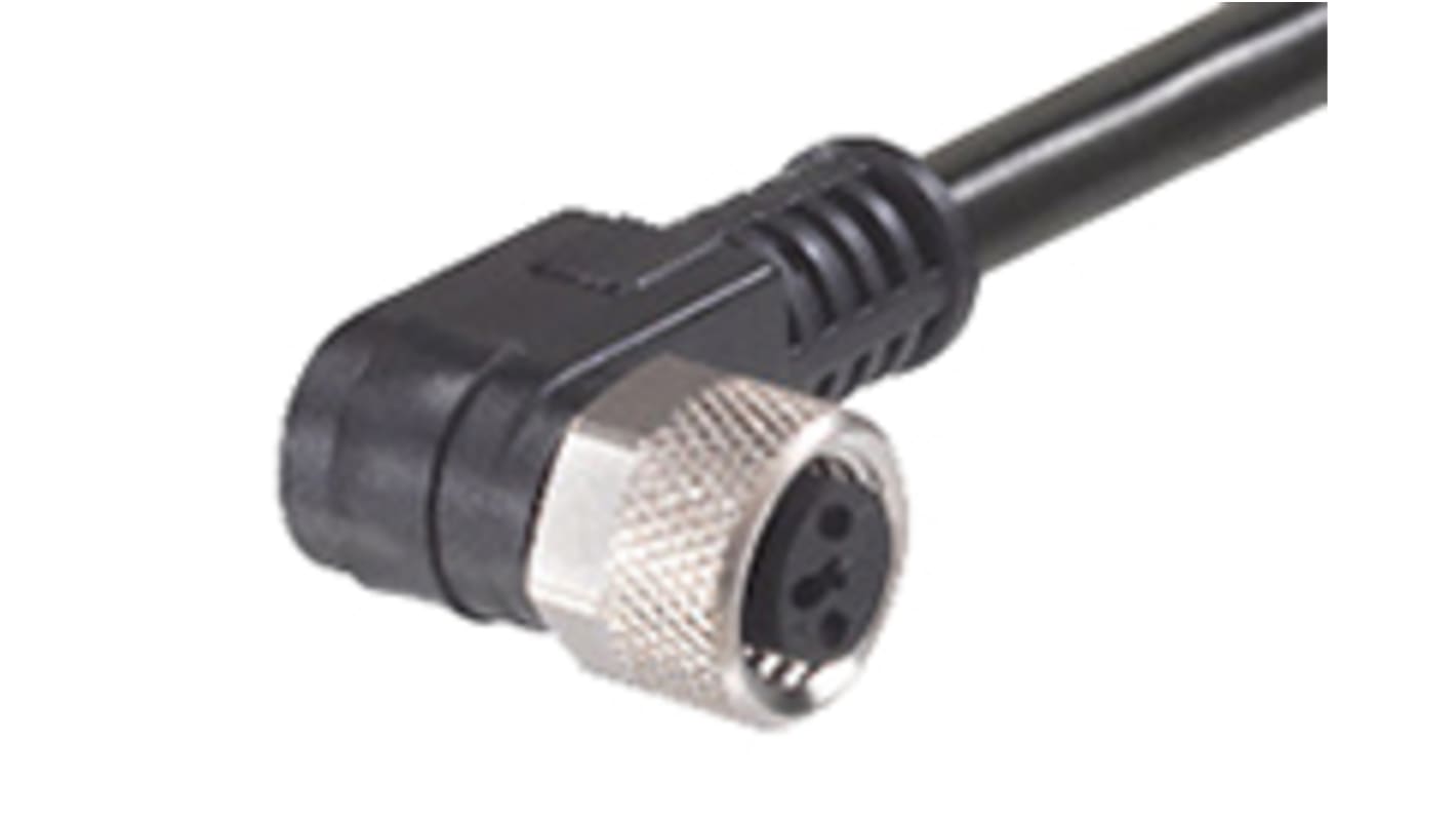 Cable de conexión Brad from Molex, con. A M8 Hembra, 4 polos, con. B Sin terminación, cod.: A, long. 2m, 30 V, 3 A,