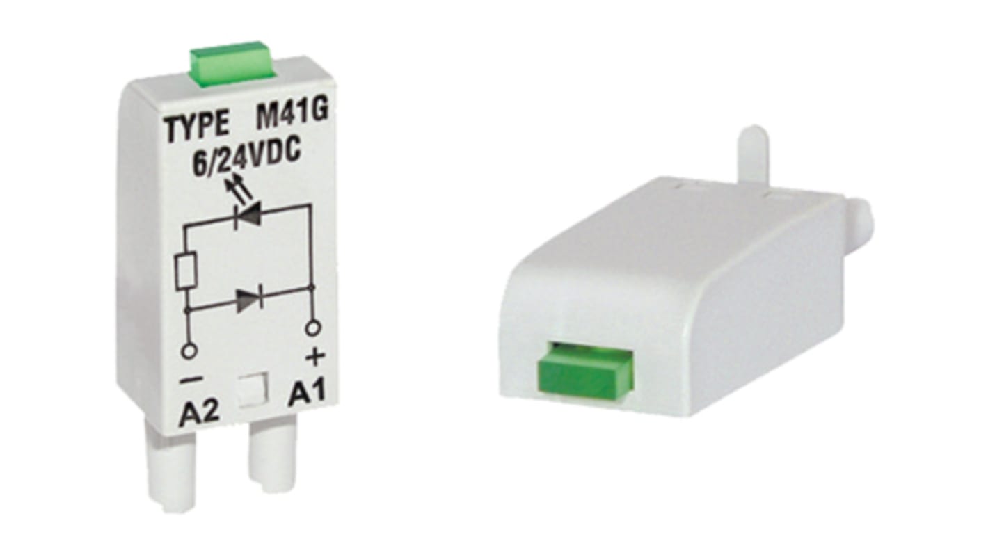 Relpol Pluggable Function Module, LED Varistor