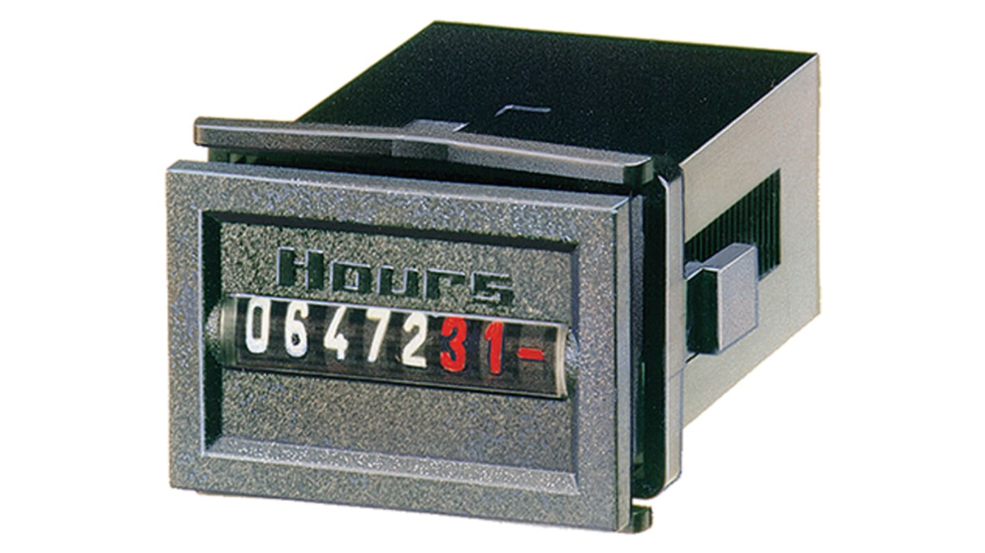 Kübler HK17 Hour Meter, Timer Counter, 7 Digit, 60Hz, 100 → 130 V ac