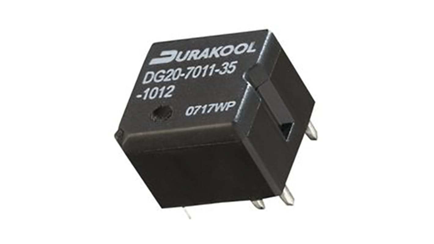 Relais automobile Durakool, 12V c.c., 30A, 1 RT, Enfichable