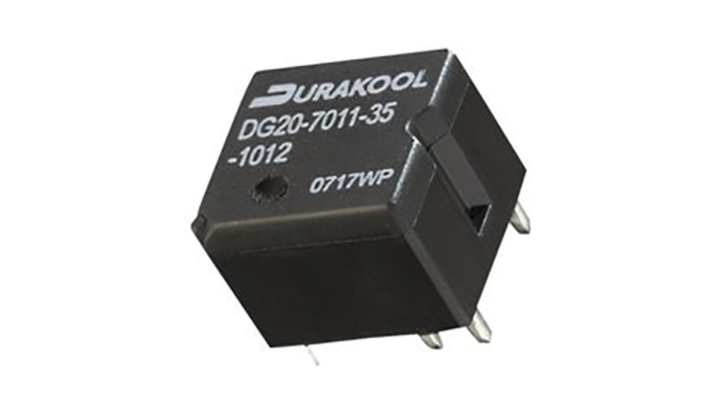 Durakool DG20 Kfz-Relais 12V dc 550mW 254Ω 1-poliger Wechsler