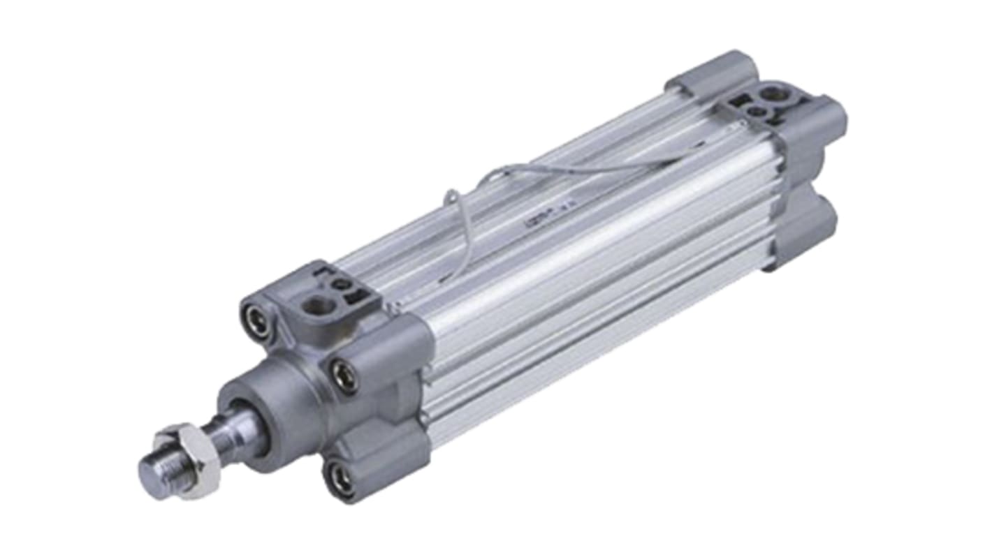 SMC Pneumatic Piston Rod Cylinder - 40mm Bore, 100mm Stroke, CP96 Series, Double Acting