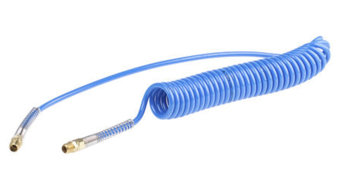 RS PRO 6m, Polyurethane Recoil Hose, with BSPT 3/8 connector