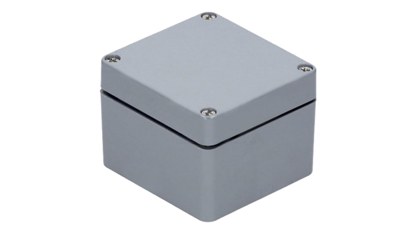 Caja RS PRO de PET Gris, 80 x 75 x 55mm, IP66