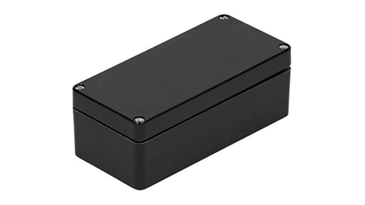 Boîtier RS PRO en PET, 80 x 75 x 55mm, Noir IP66
