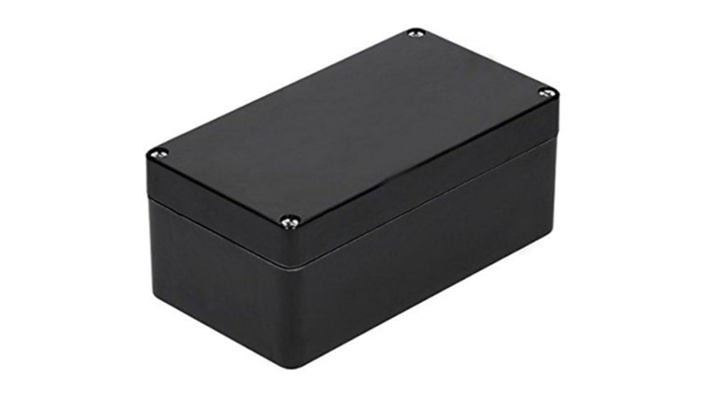 Boîtier RS PRO en PET, 400 x 250 x 120mm, Noir IP66
