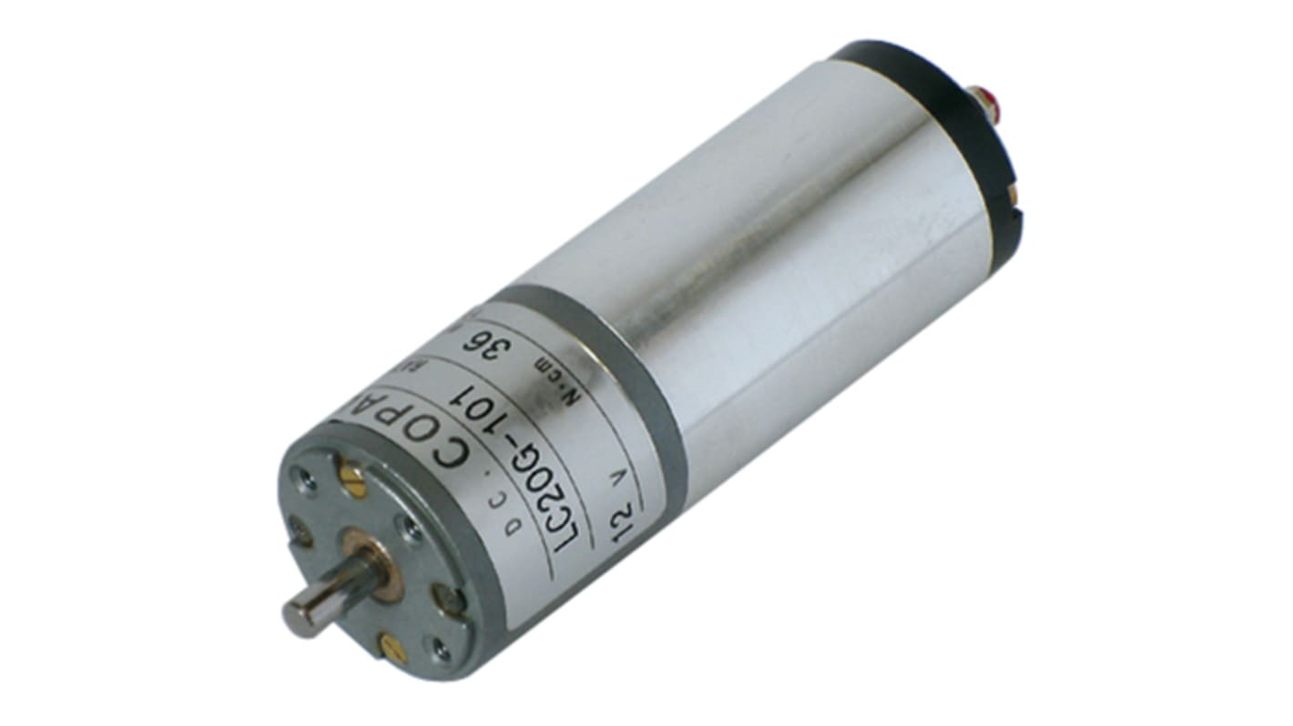 Copal Electronics Brushless Geared DC Geared Motor, 12 V, 4.9 mNm, 657 rpm, 3mm Shaft Diameter