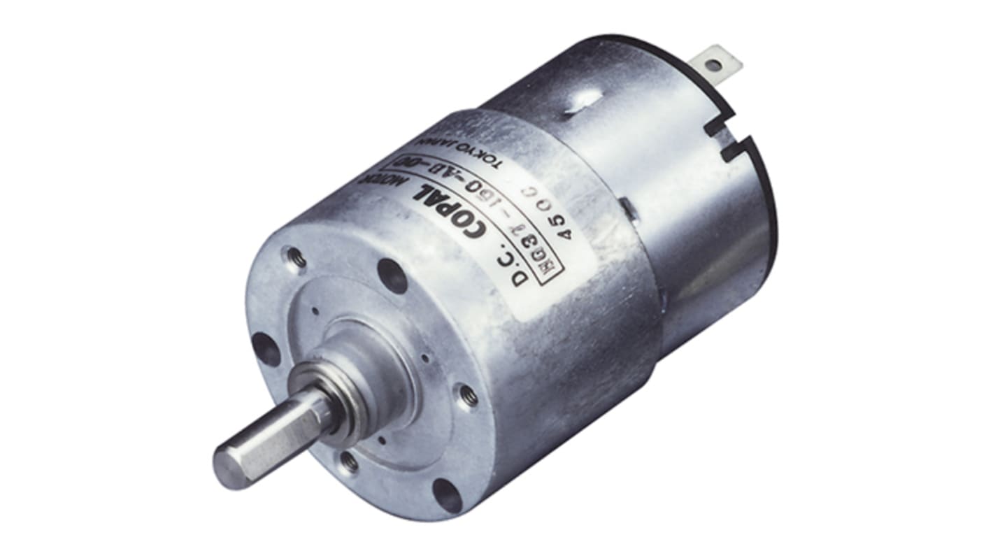 Nidec Components Geared DC Geared Motor, 12 V dc, 39 Ncm, 33 rpm, 6mm Shaft Diameter