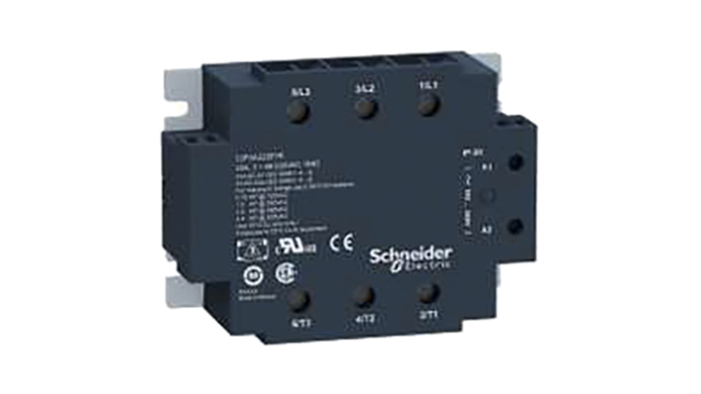 Schneider Electric Solid State Relay, 25 A Load, Panel Mount, 530 V ac Load, 280 V ac Control
