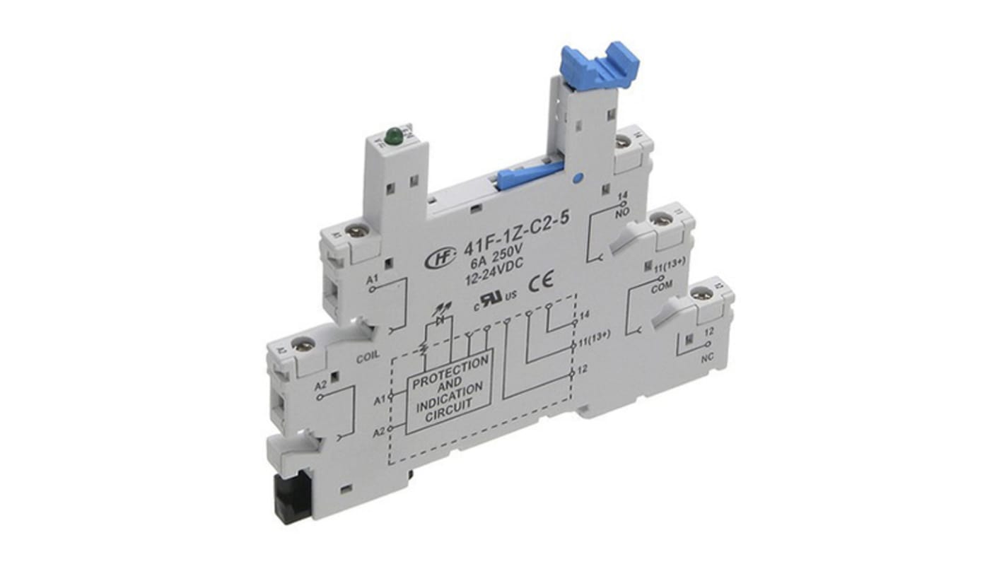 Reléaljzat használható: (HF41F sorozatú relék)-hoz