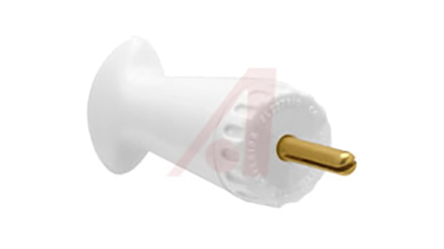 Superior Electric 电源连接器插头, 1P, 125/250 V 交流，125/250 V 直流, 25A, 螺钉安装, 螺钉端接, 4.6mm线规, PA外壳, Supercon系列