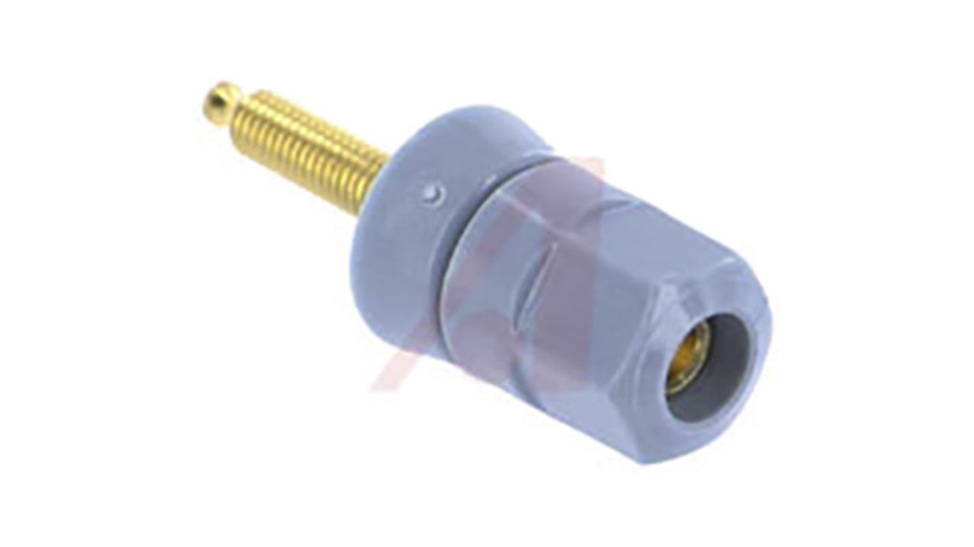 Superior Electric 30A, Blue Binding Post With Brass Contacts and Gold Plated - 12.7mm Hole Diameter