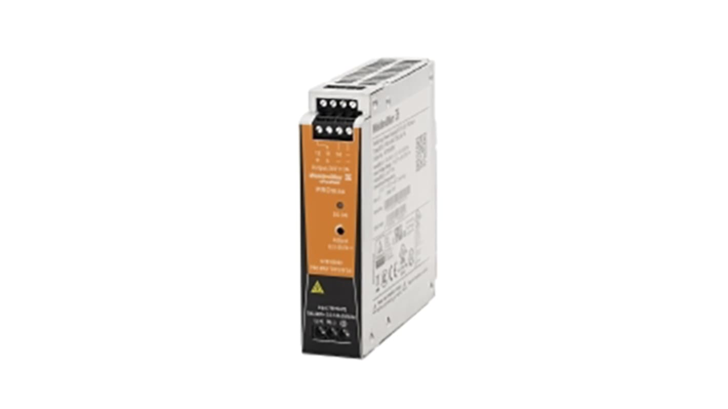 Weidmuller PRO MAX Switched Mode DIN Rail Power Supply, 85 → 277 V ac / 80 → 370V dc ac, dc Input, 5V dc