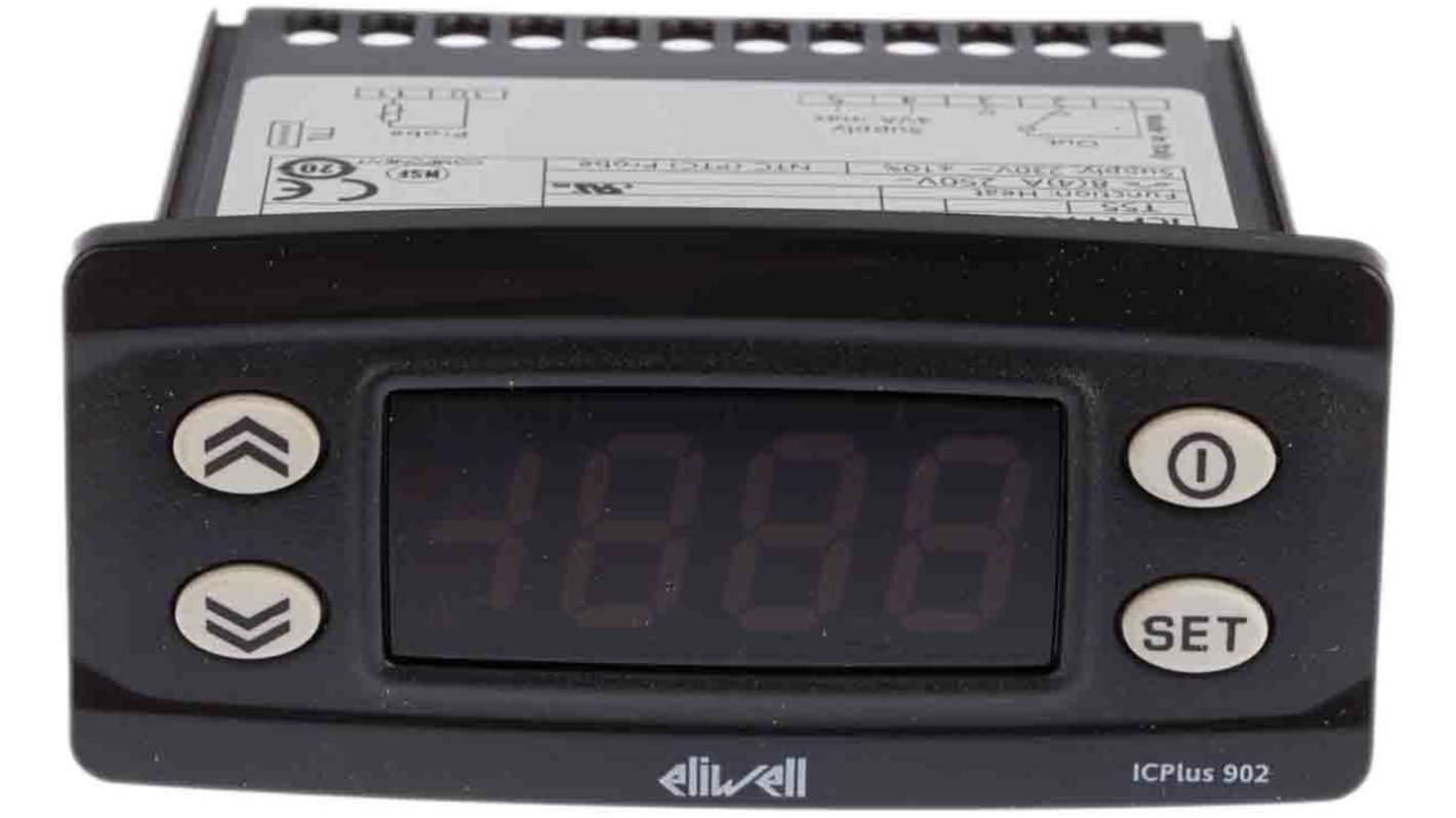 Rs-Online Regolatore di temperatura On/Off Eliwell ICPlus 230 V 74 x 32mm 1 uscita Relè