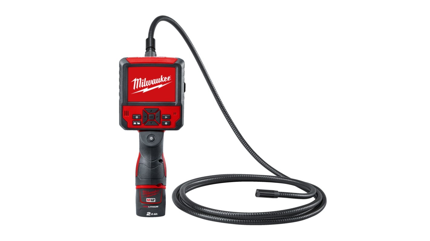 Milwaukee 4933459154 Inspection Camera, 2.7m Probe Length, 320 x 240pixels Resolution, LED Illumination