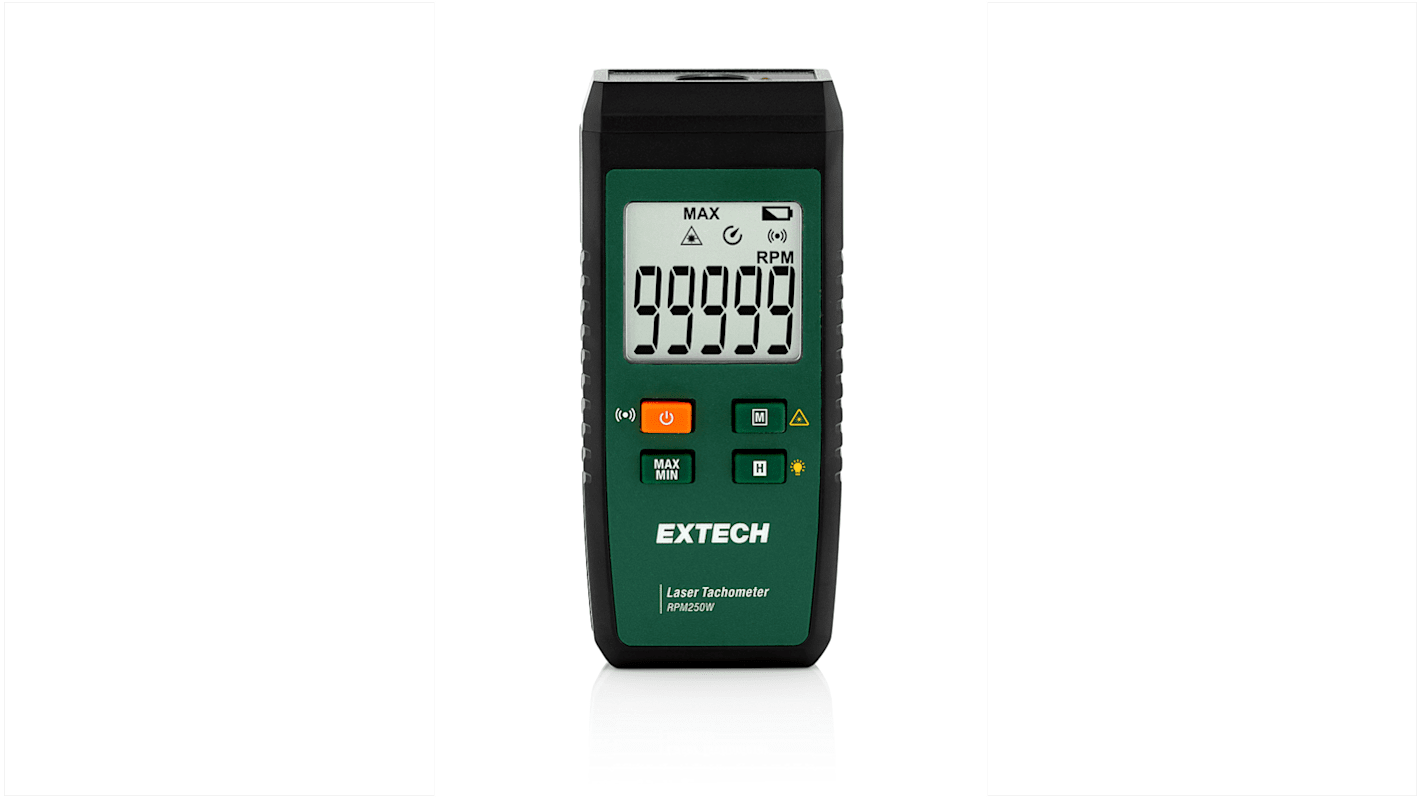 Extech Tachometer Best Accuracy ±0.04 % - LCD 99999rpm