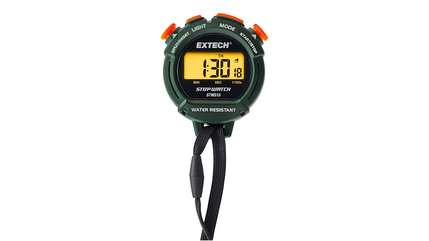 Extech Green Digital Pocket Stopwatch 23h 59 min 59.99s