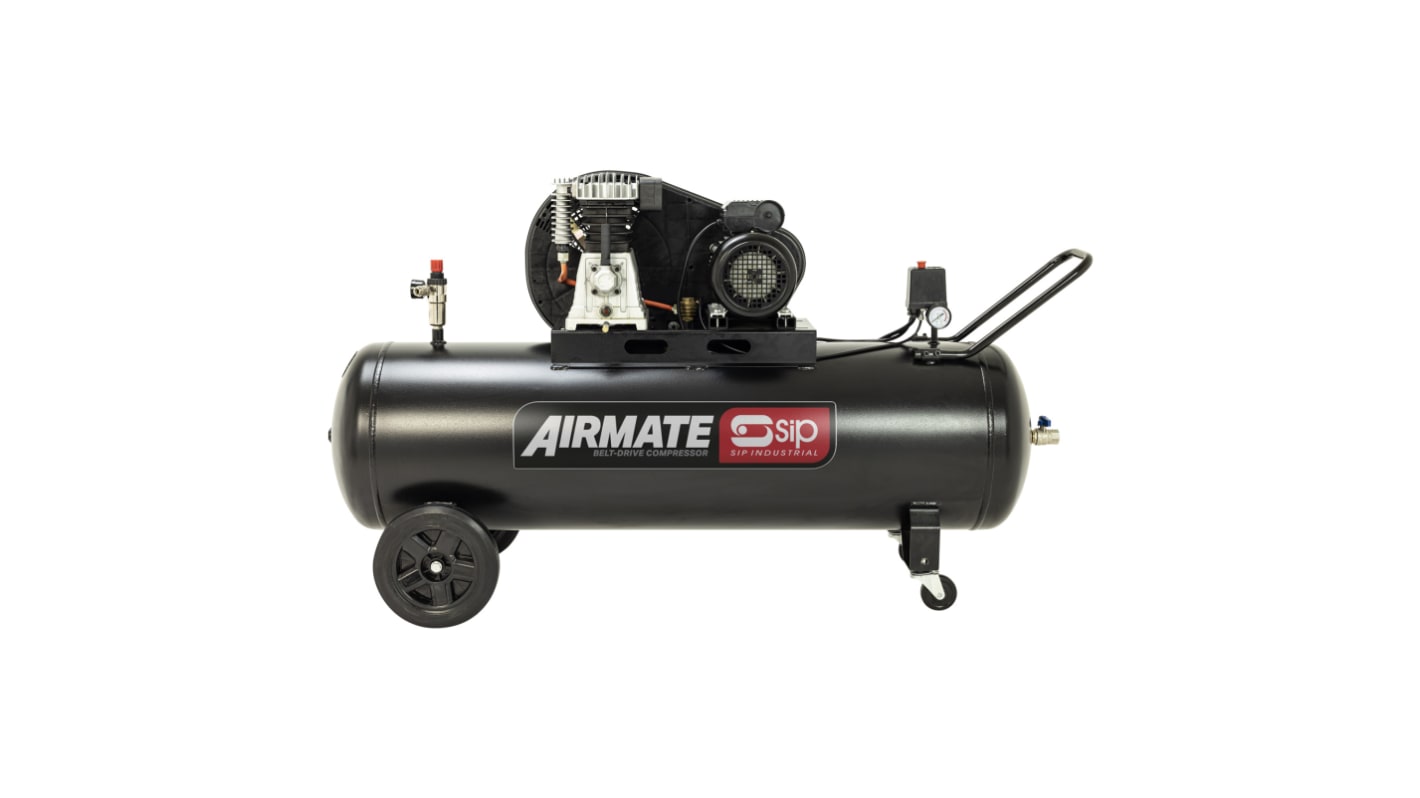 SIP 3HP 200L Air Compressor, 145psi, 115kg