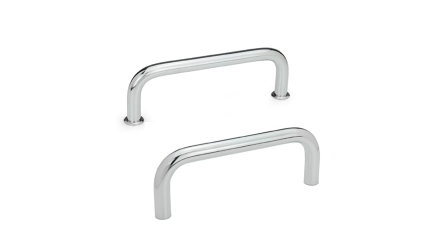 Ganter Natural Stainless Steel Handle 43 mm Height, 10mm Width, 135mm Length
