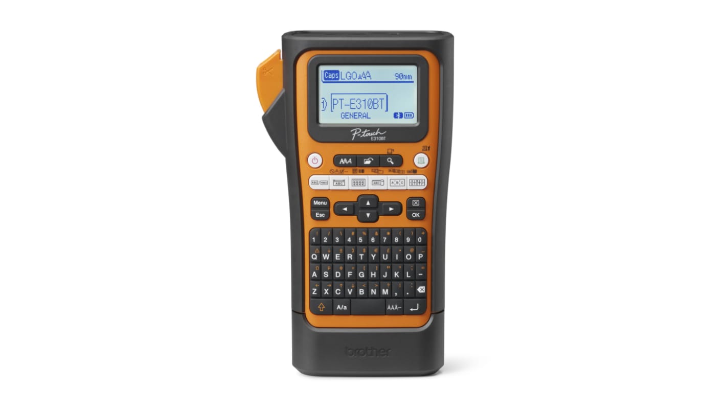 Brother PTE310BTVPQL1 Handheld Label Printer, 18mm Max Label Width
