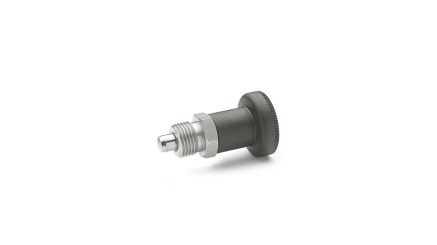 Ganter Stainless Steel M16 x 1.5mm Index Plunger, 54mm Long