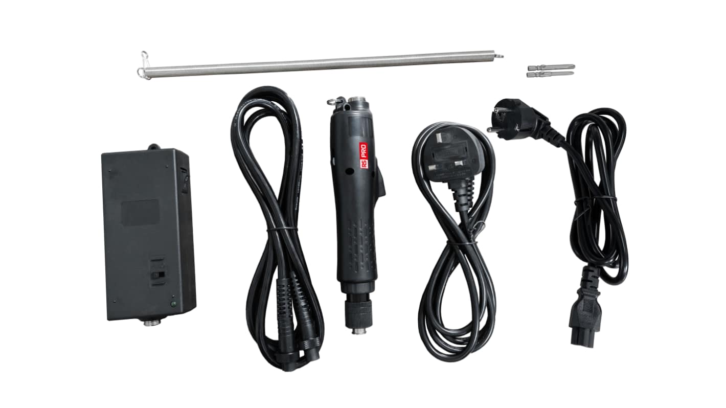 RS PRO 240V Electric Torque Screwdriver, Euro & UK Plug