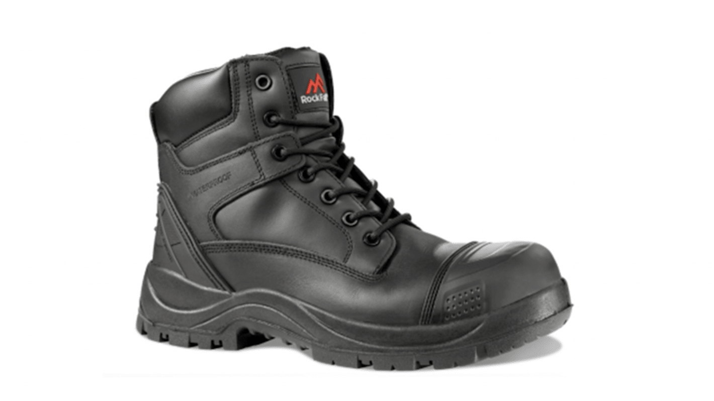 Rockfall 安全ブーツ, Black, ガラス繊維, RF460