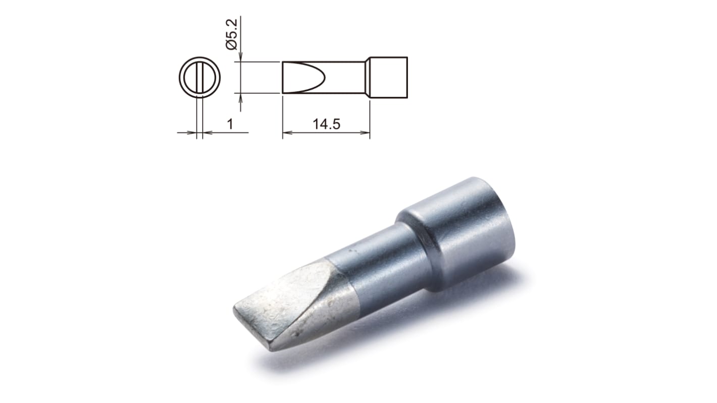 Punta saldatore Hakko T32-D52, serie T32, 5,2 mm, forma: Scalpello