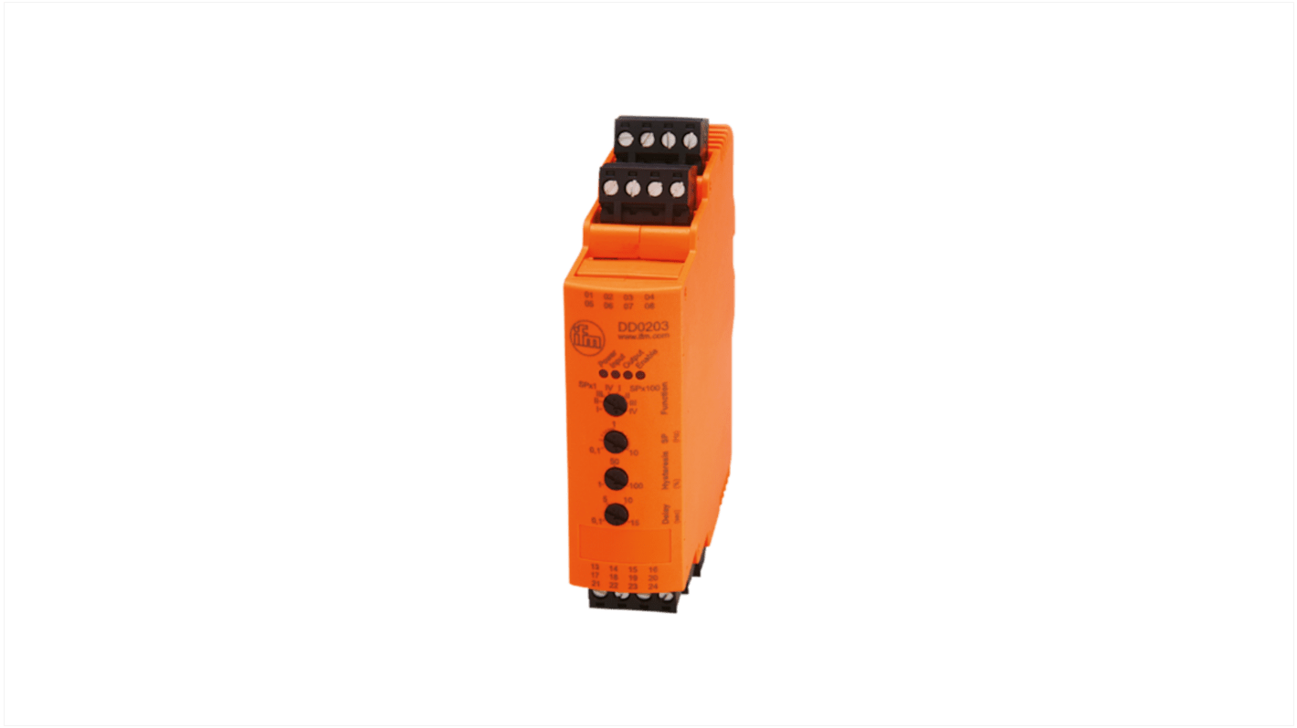 Relè di monitoraggio Velocità ifm electronic DD0203, SPDT
