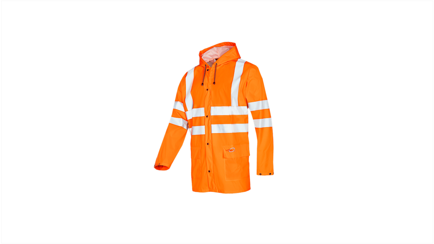 Sioen Eshton Orange Unisex Hi Vis Jacket, L