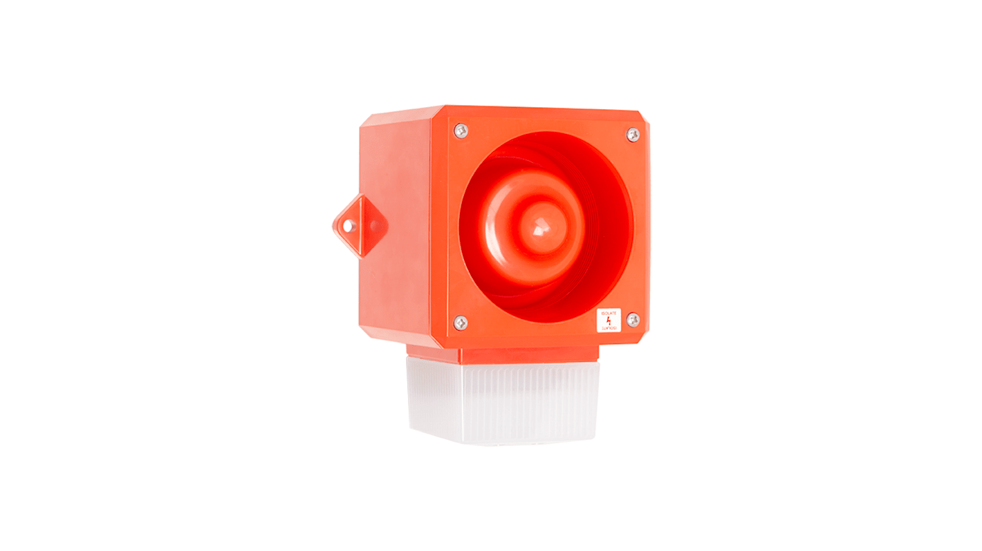 Segnalatore acustico e luminoso Clifford & Snell serie YL50, Opale, 115 V CA, 112dB a 1 m, IP66