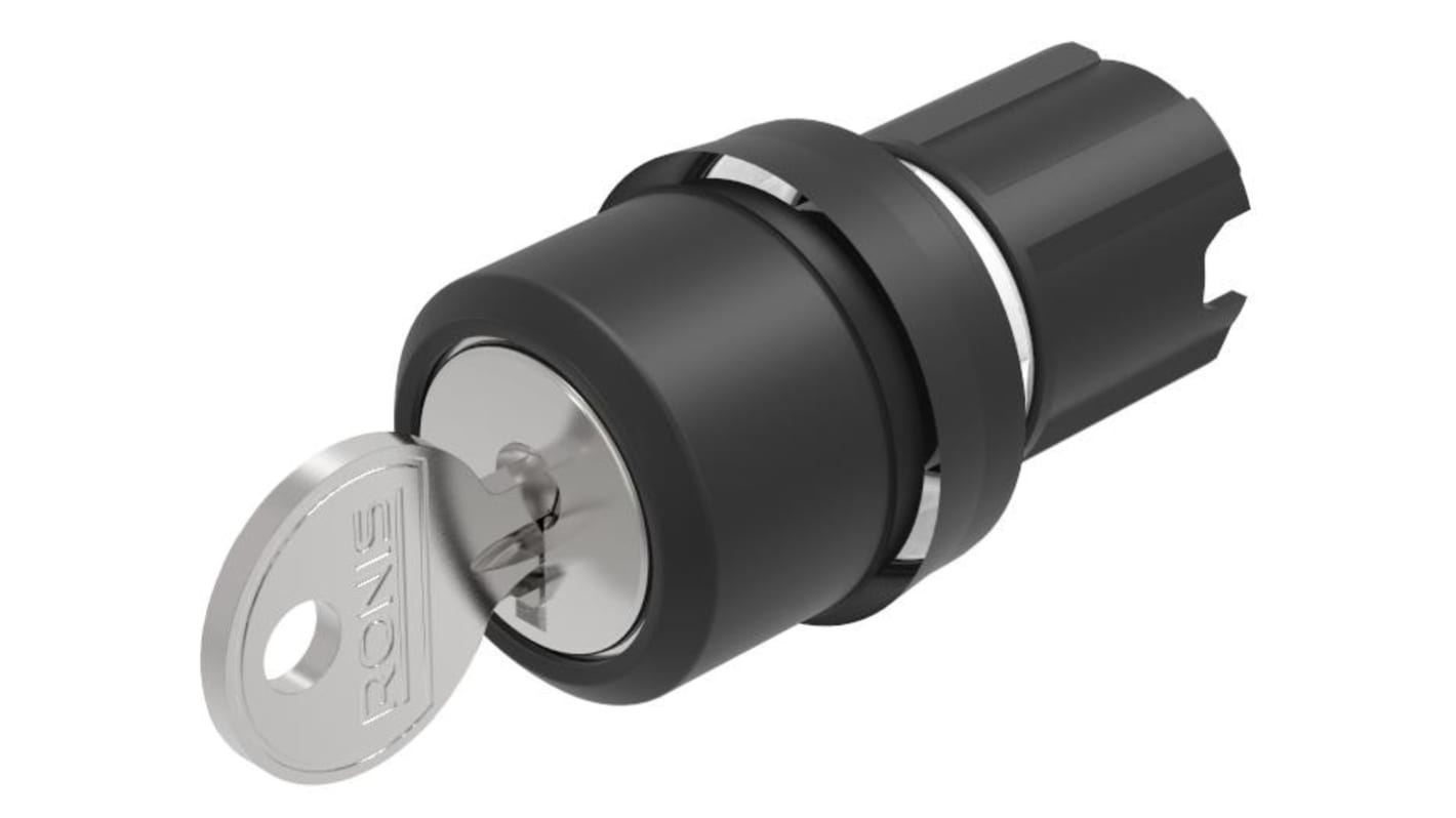 EAO IP66, IP67, IP69K Key Switch 2-Way Flat-Key