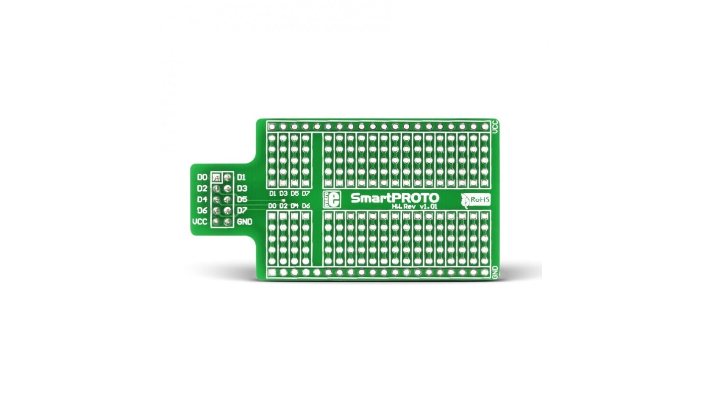 MIKROE-197, IDC10 Extender Board Adapter Adapter