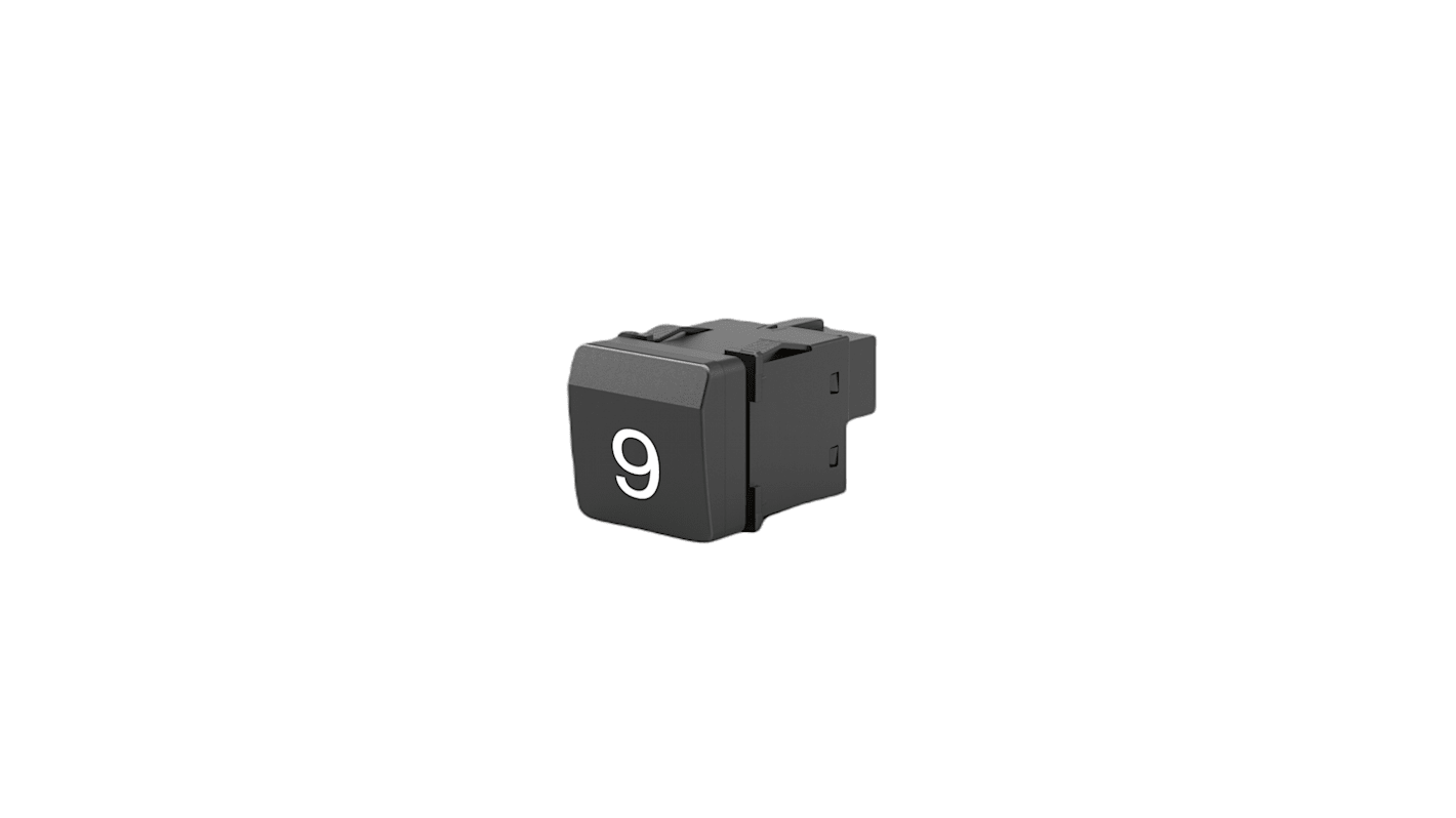 EAO 09 Series Series Illuminated Illuminated Push Button Switch, Panel Mount, White LED, 18V, IP20