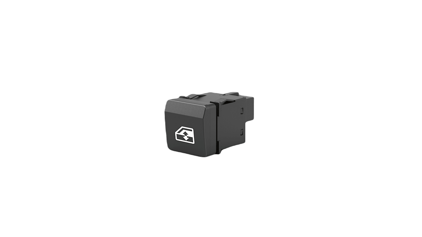 EAO 09 Series Series Illuminated Illuminated Push Button Switch, Panel Mount, White LED, 18V, IP20