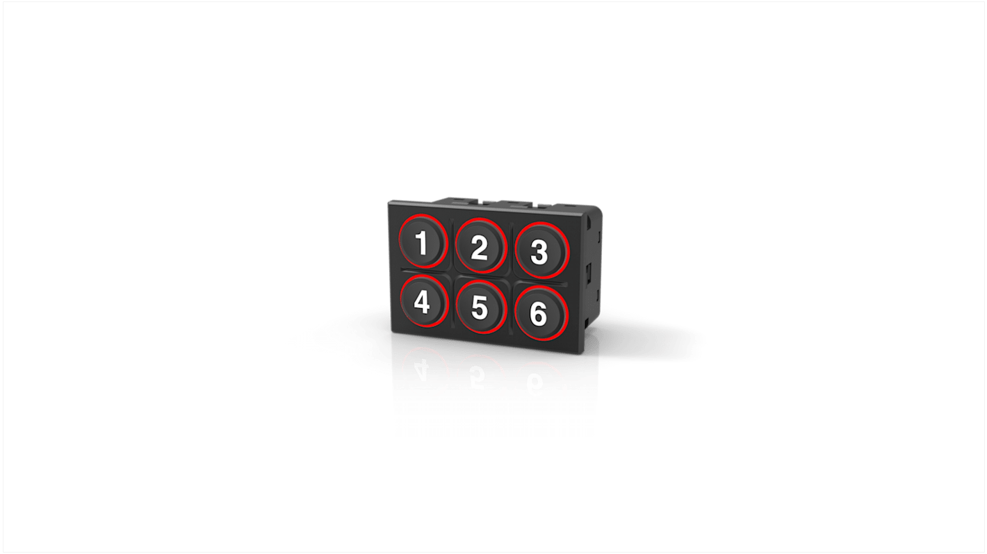 EAO 6 Key Illuminated Keypad